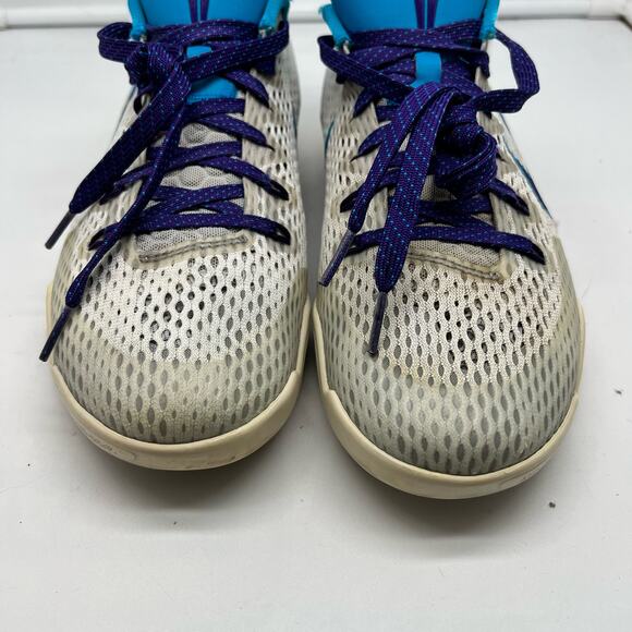 Nike Shoes Mens 8.5 Kobe XI 11 Low Draft Day White Purple Blue 836183-154 main image 7